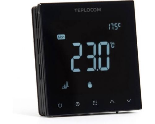 Программируемый термостат для электрического пола TEPLOCOM TSF-Prog/LUX